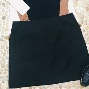 Ann Taylor Loft Black Mini Skirt